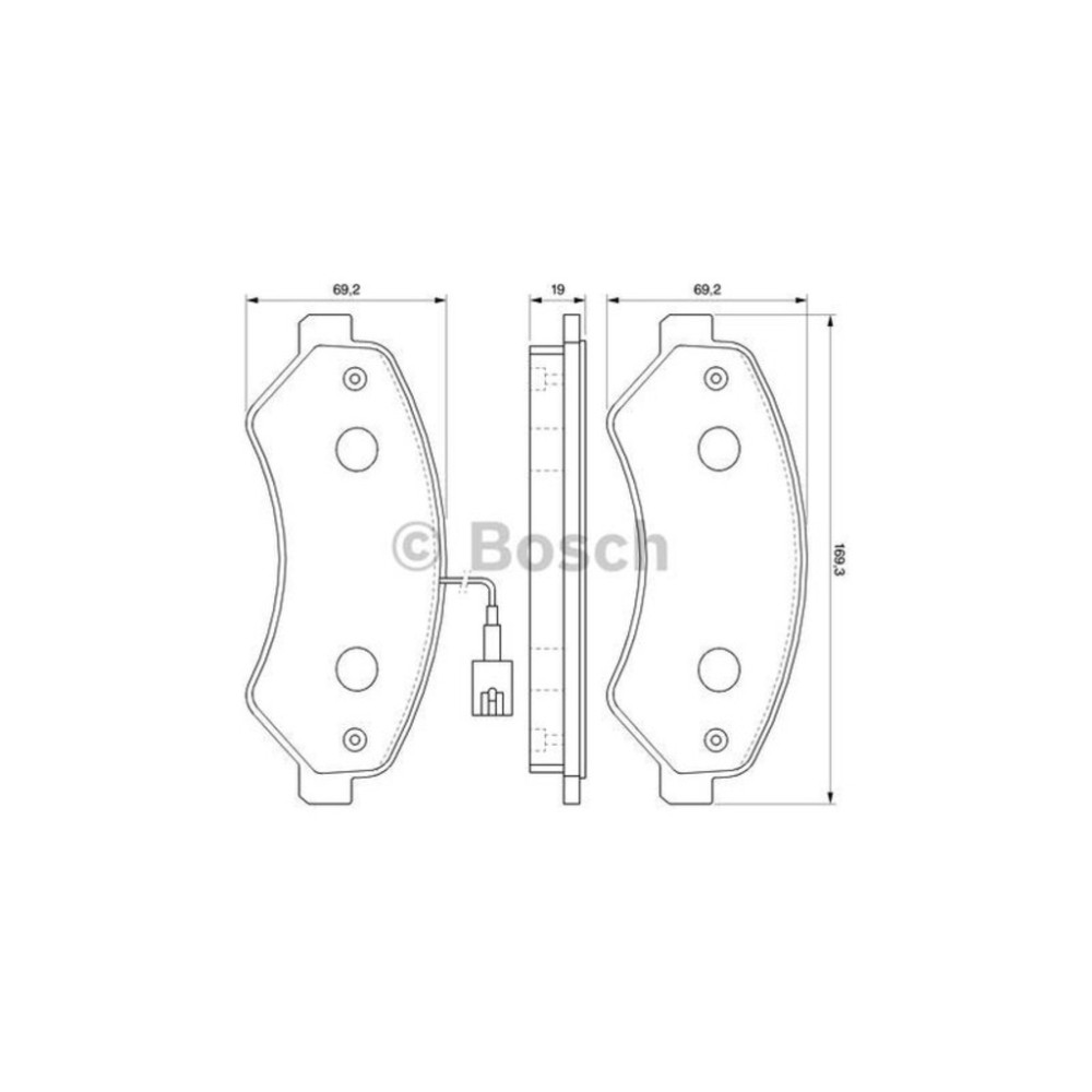 BOS-0986495095-FREN BALATASI ON ( FIAT : DUCATO/ PEUGEOT :BOXER / CITROEN: JUMPER 06 / KARSAN: JEST ) (4253 74)